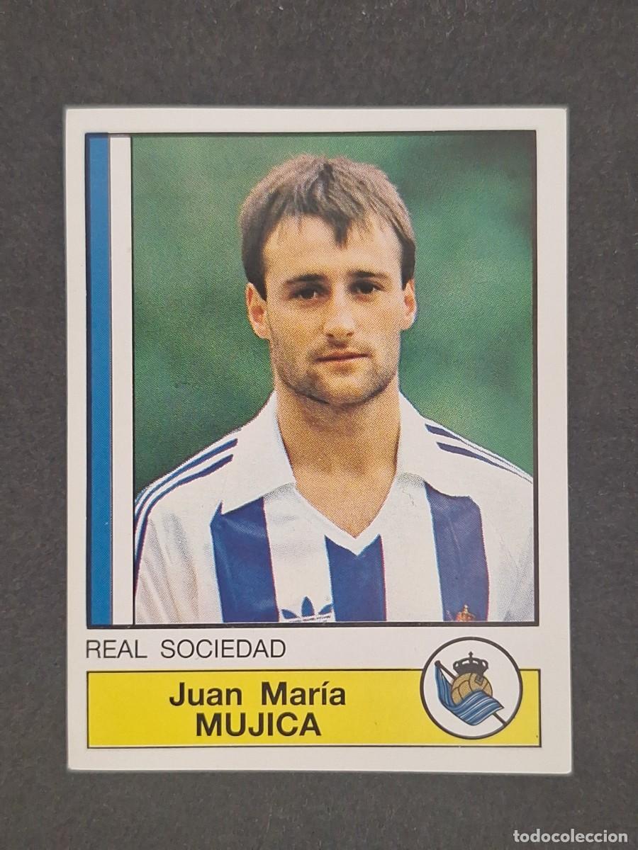 Fu&szlig;ball-Sticker: L1 MUJICA REAL SOCIEDAD 278 PANINI FUTBOL 87 86 87 NUNCA PEGADO SIN PEGAR
