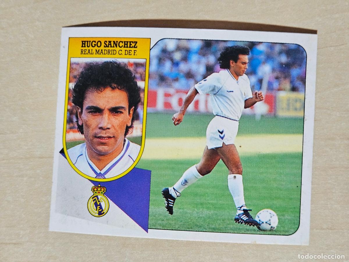 Fu&szlig;ball-Sticker: ESTE 91 92 - HUGO SANCHEZ - REAL MADRID - CROMO RECUPERADO