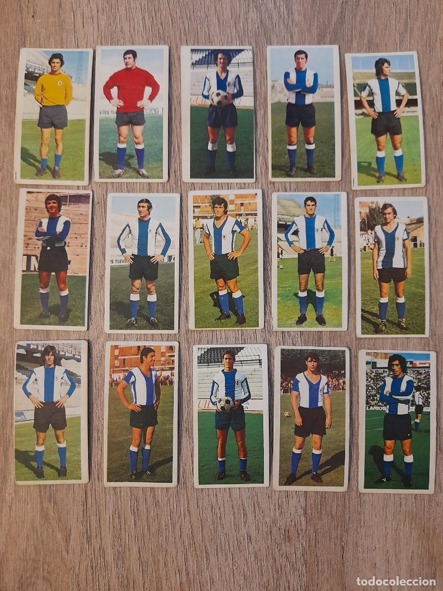 Cartes &agrave; collectionner de Football: LOTE 15 CROMOS NUEVOS Y DIFERENTES. H&Eacute;RCULES CF. LIGA ESTE 1975 1976 75 76