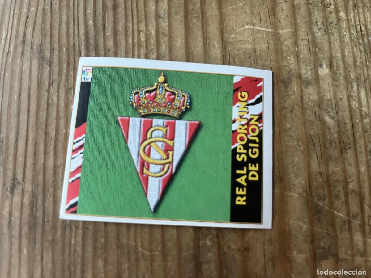 Fu&szlig;ball-Sticker: CROMO SIN PEGAR NUNCA PEGADO ALBUM LIGA ESTE 97 98 1997 1998 SPORTING GIJON ESCUDO