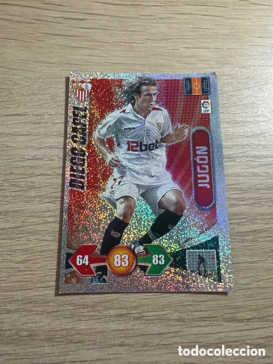 Fu&szlig;ball-Sticker: DIEGO CAPEL JUGON SEVILLA ADRENALYN 2009 2010 / 09 10 PANINI BRILLANTINA FINA