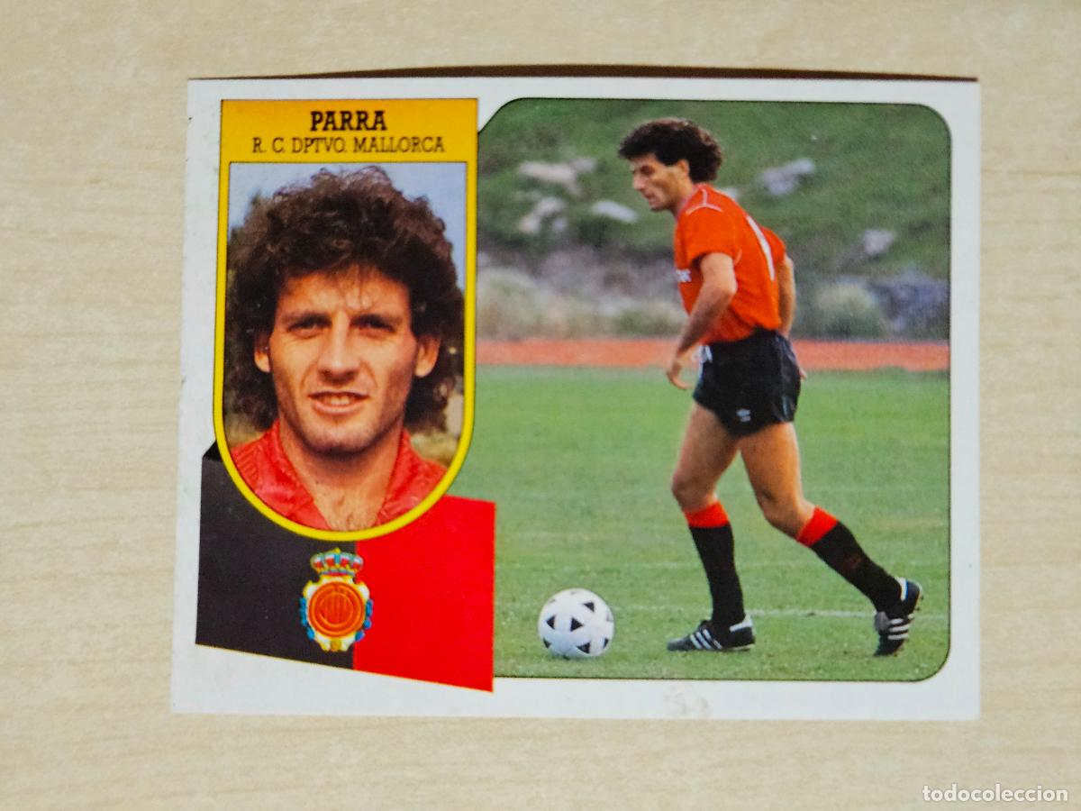 Fu&szlig;ball-Sticker: ESTE 91 92 - PARRA - MALLORCA - CROMO RECUPERADO