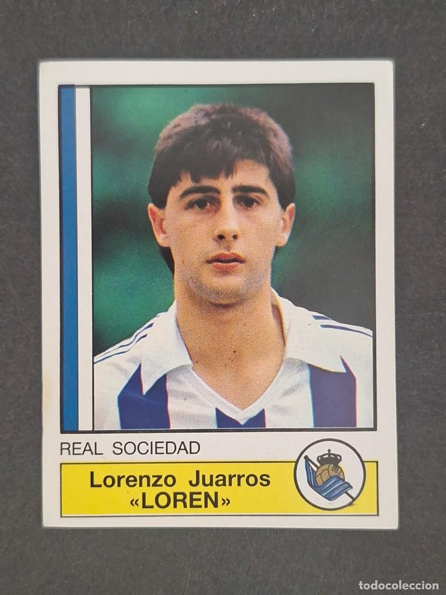 Fu&szlig;ball-Sticker: L1 LOREN REAL SOCIEDAD 281 PANINI FUTBOL 87 86 87 NUNCA PEGADO SIN PEGAR