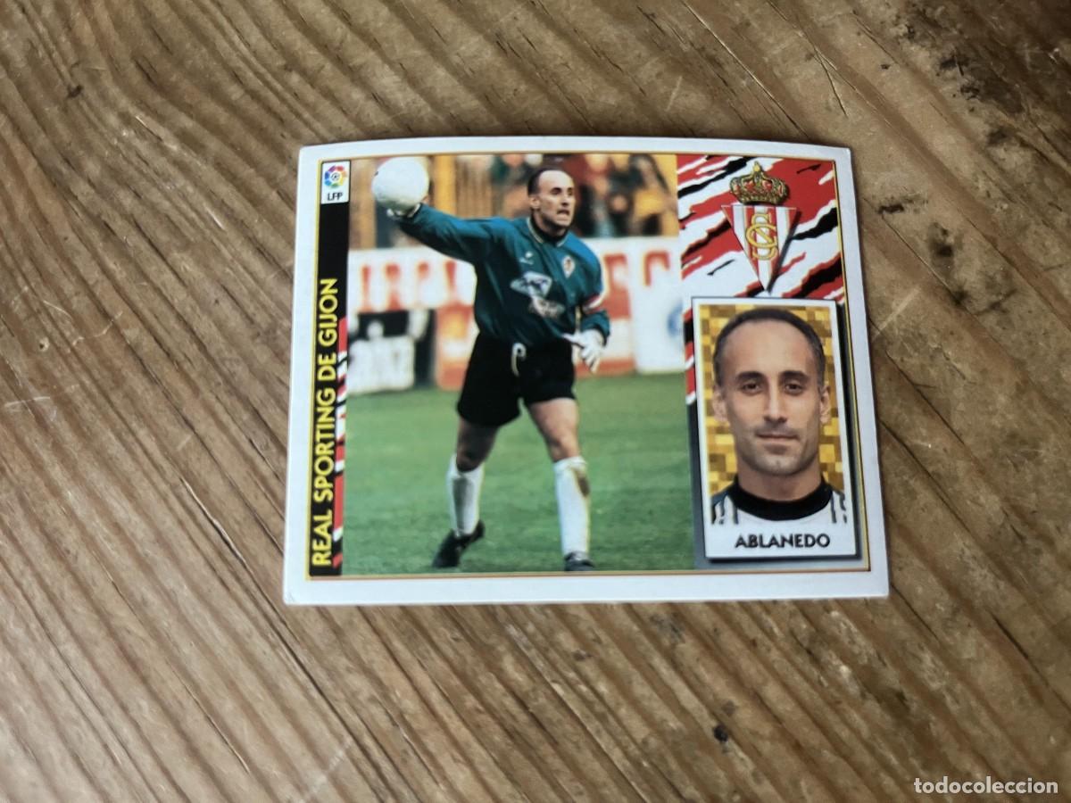 Fu&szlig;ball-Sticker: CROMO SIN PEGAR NUNCA PEGADO ALBUM LIGA ESTE 97 98 1997 1998 SPORTING GIJON ABLANEDO