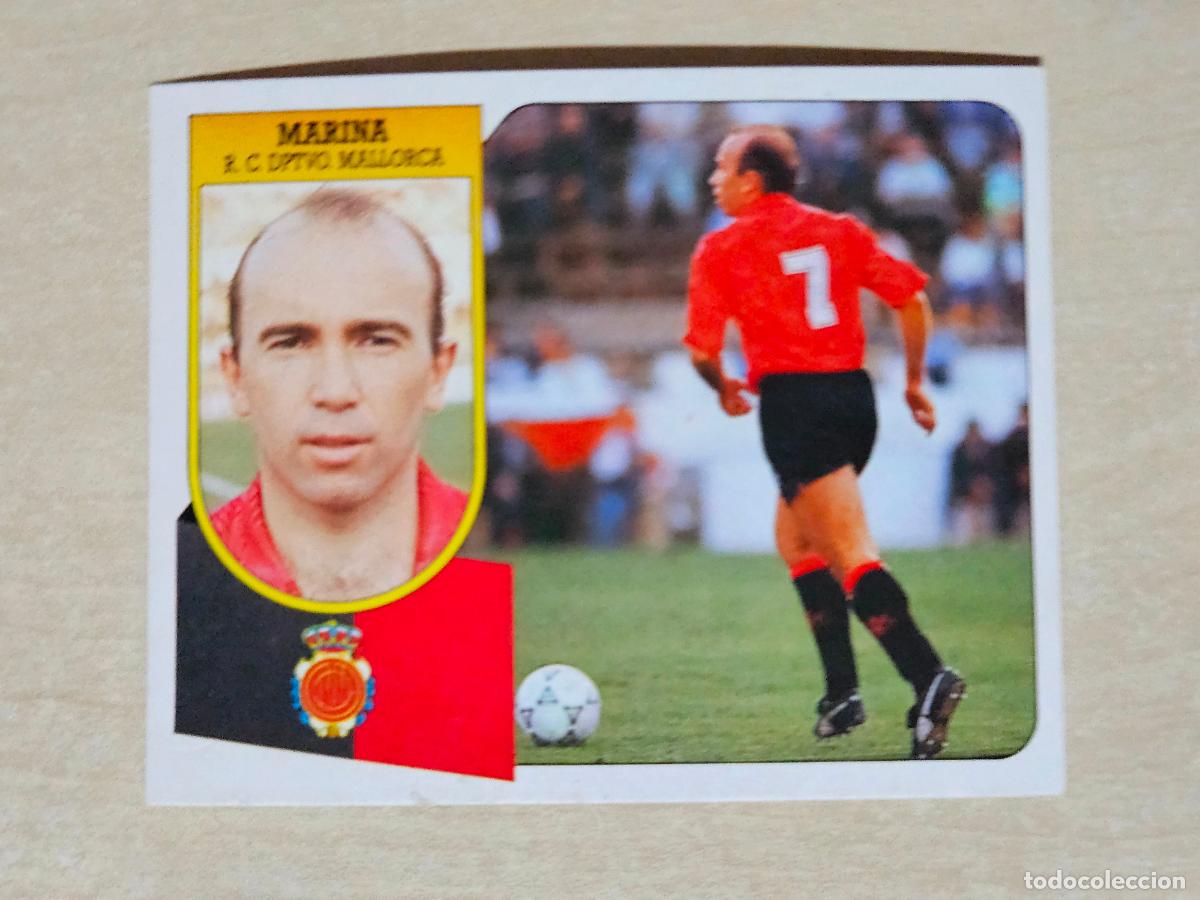 Fu&szlig;ball-Sticker: ESTE 91 92 - MARINA - MALLORCA - CROMO RECUPERADO