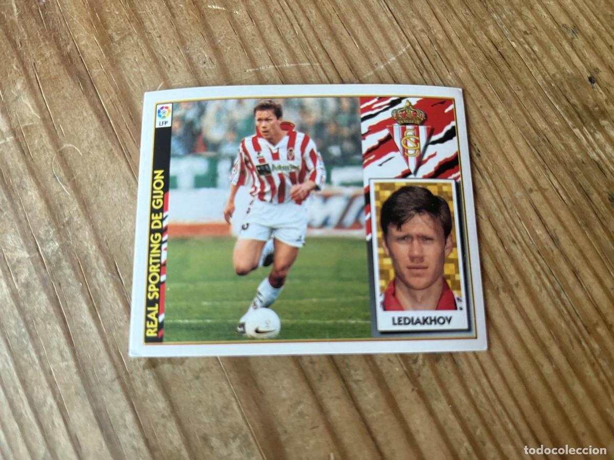 Cromos de Futebol: CROMO SIN PEGAR NUNCA PEGADO ALBUM LIGA ESTE 97 98 1997 1998 SPORTING GIJON LEDIAKHOV