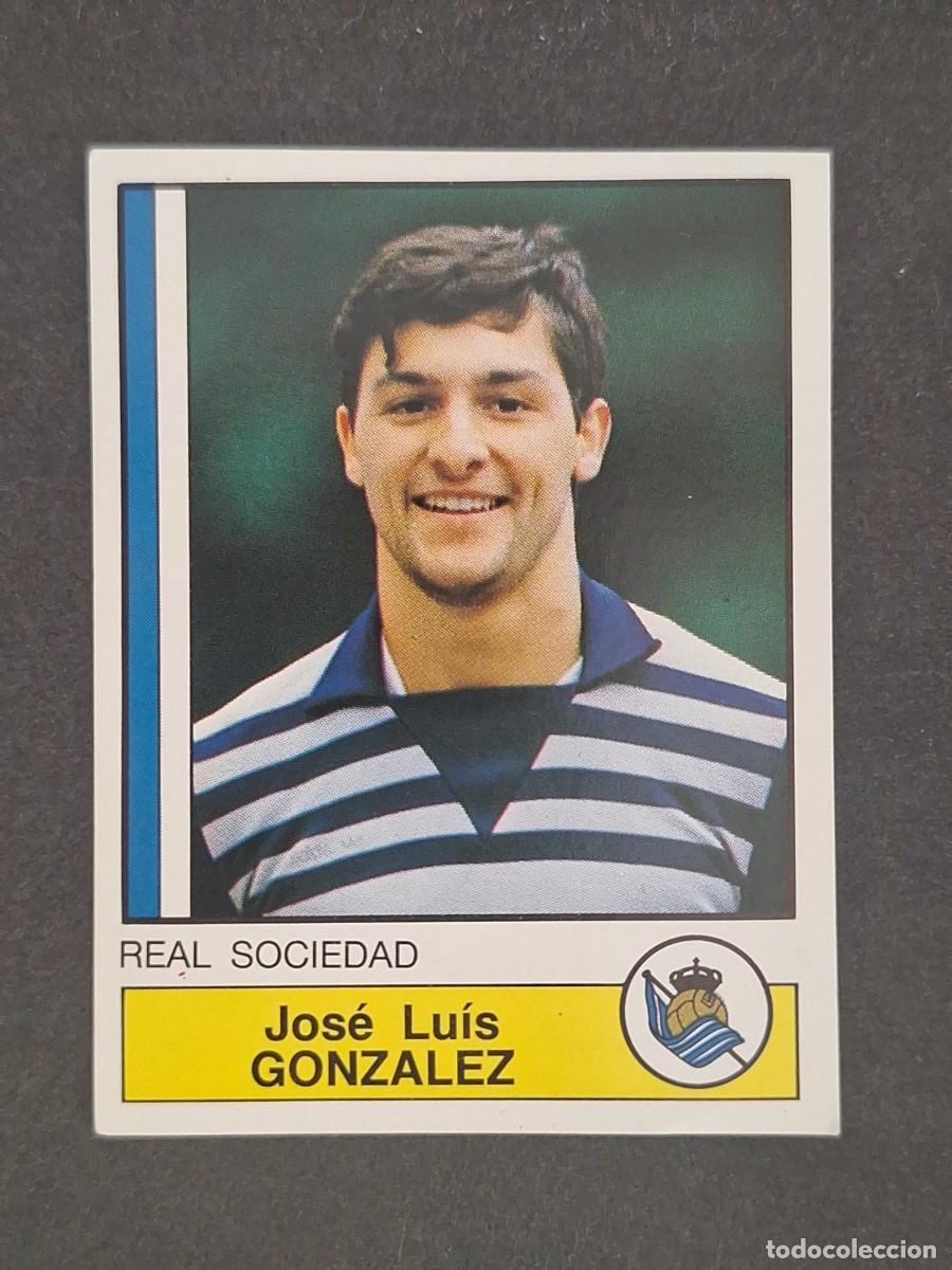 Cromos de Futebol: L1 GONZALEZ REAL SOCIEDAD 283 PANINI FUTBOL 87 86 87 NUNCA PEGADO SIN PEGAR