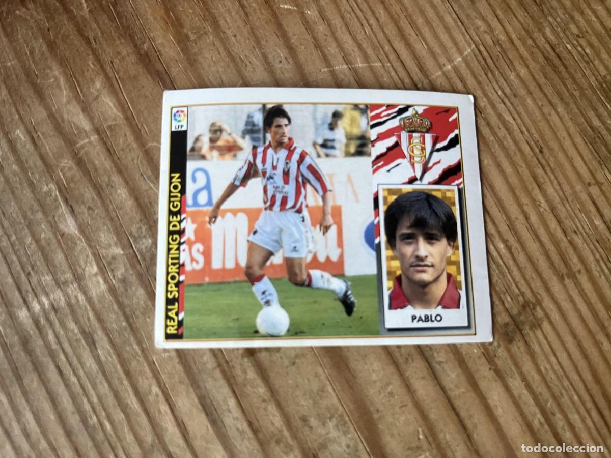 Fu&szlig;ball-Sticker: CROMO SIN PEGAR NUNCA PEGADO ALBUM LIGA ESTE 97 98 1997 1998 SPORTING GIJON PABLO