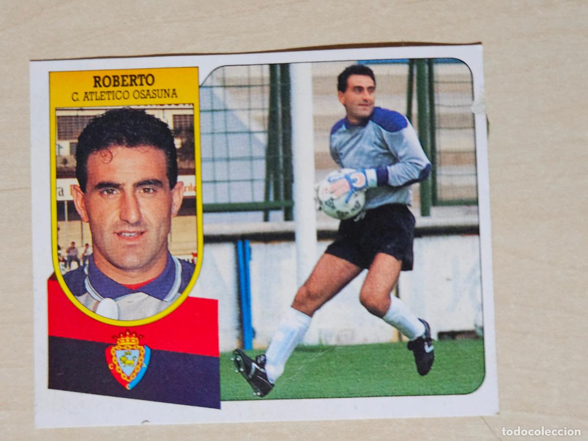 Fu&szlig;ball-Sticker: ESTE 91 92 - ROBERTO - OSASUNA - CROMO RECUPERADO