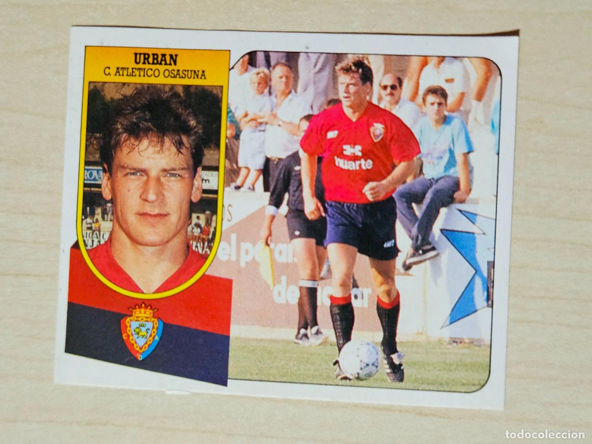 Fu&szlig;ball-Sticker: ESTE 91 92 - URBAN - OSASUNA - CROMO RECUPERADO