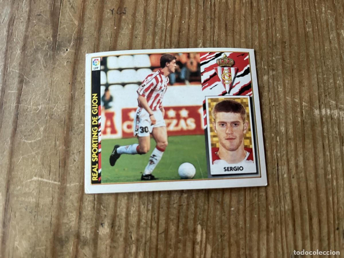 Fu&szlig;ball-Sticker: CROMO SIN PEGAR NUNCA PEGADO ALBUM LIGA ESTE 97 98 1997 1998 SPORTING GIJON SERGIO