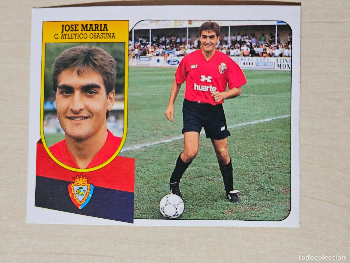 Figurine di Calcio: ESTE 91 92 - JOSE MARIA - OSASUNA - CROMO RECUPERADO