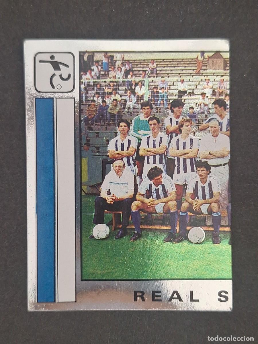 Figurine di Calcio: L1 PLANTILLA EQUIPO IZQUIERDA REAL SOCIEDAD 284 PANINI FUTBOL 87 86 87 NUNCA PEGADO SIN PEGAR