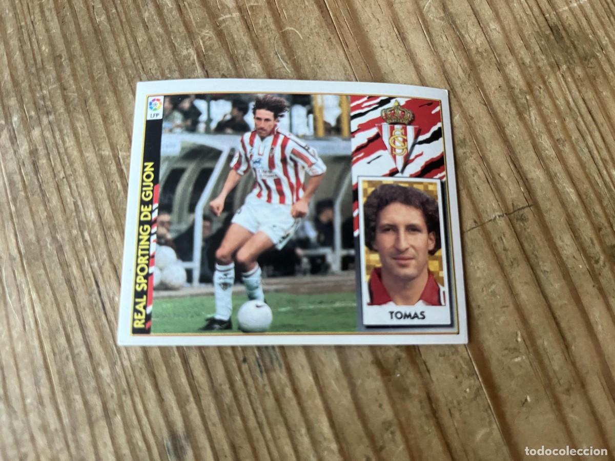 Fu&szlig;ball-Sticker: CROMO SIN PEGAR NUNCA PEGADO ALBUM LIGA ESTE 97 98 1997 1998 SPORTING GIJON TOMAS