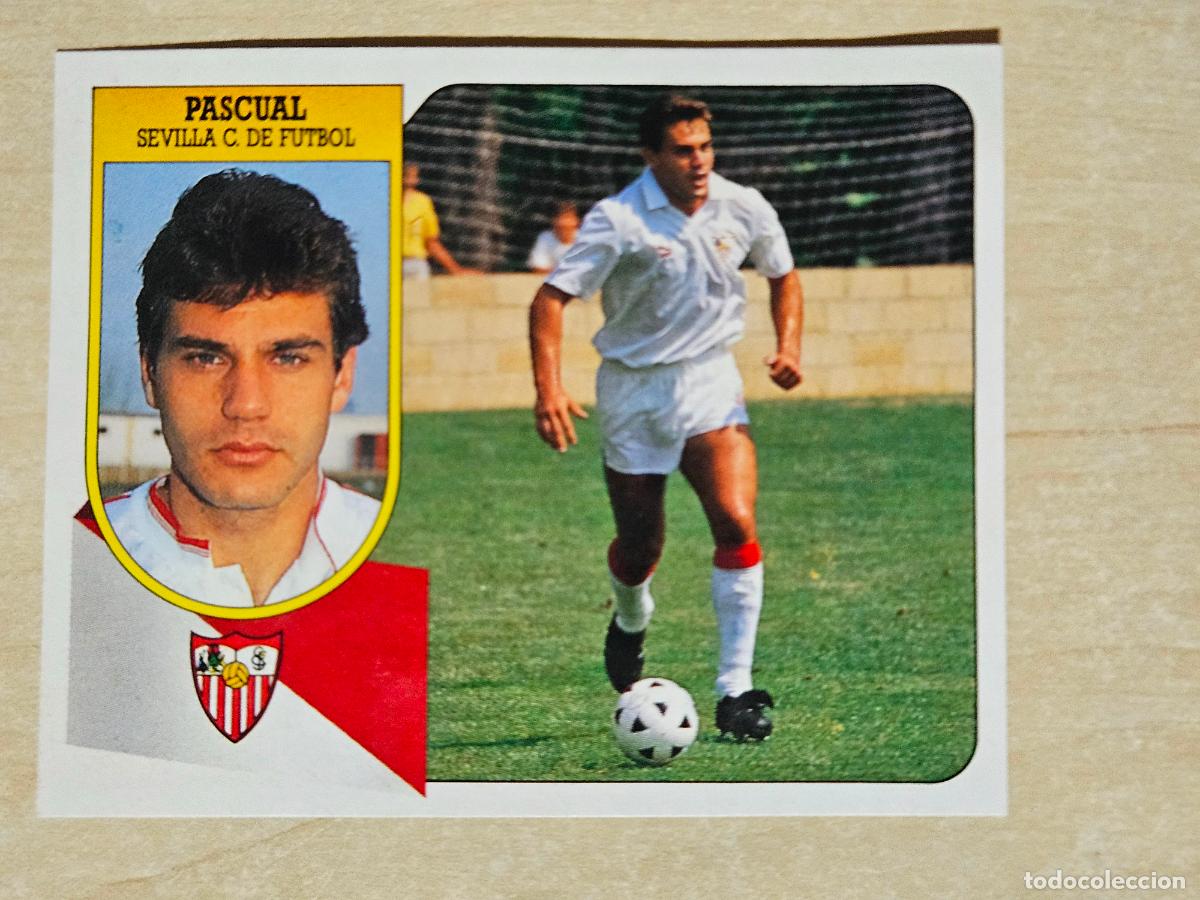 Cartes &agrave; collectionner de Football: ESTE 91 92 - PASCUAL - SEVILLA - CROMO RECUPERADO