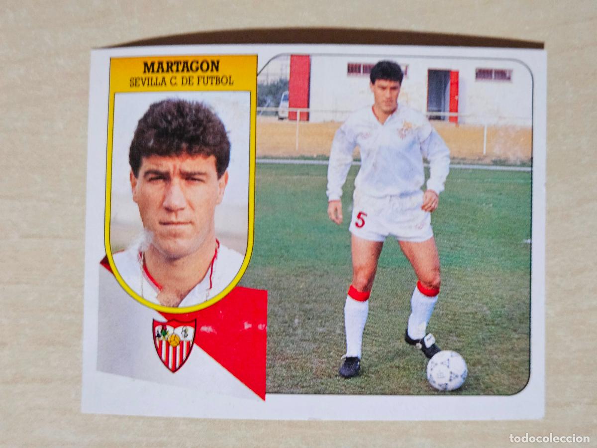 Cartes &agrave; collectionner de Football: ESTE 91 92 - MARTAGON - SEVILLA - CROMO RECUPERADO
