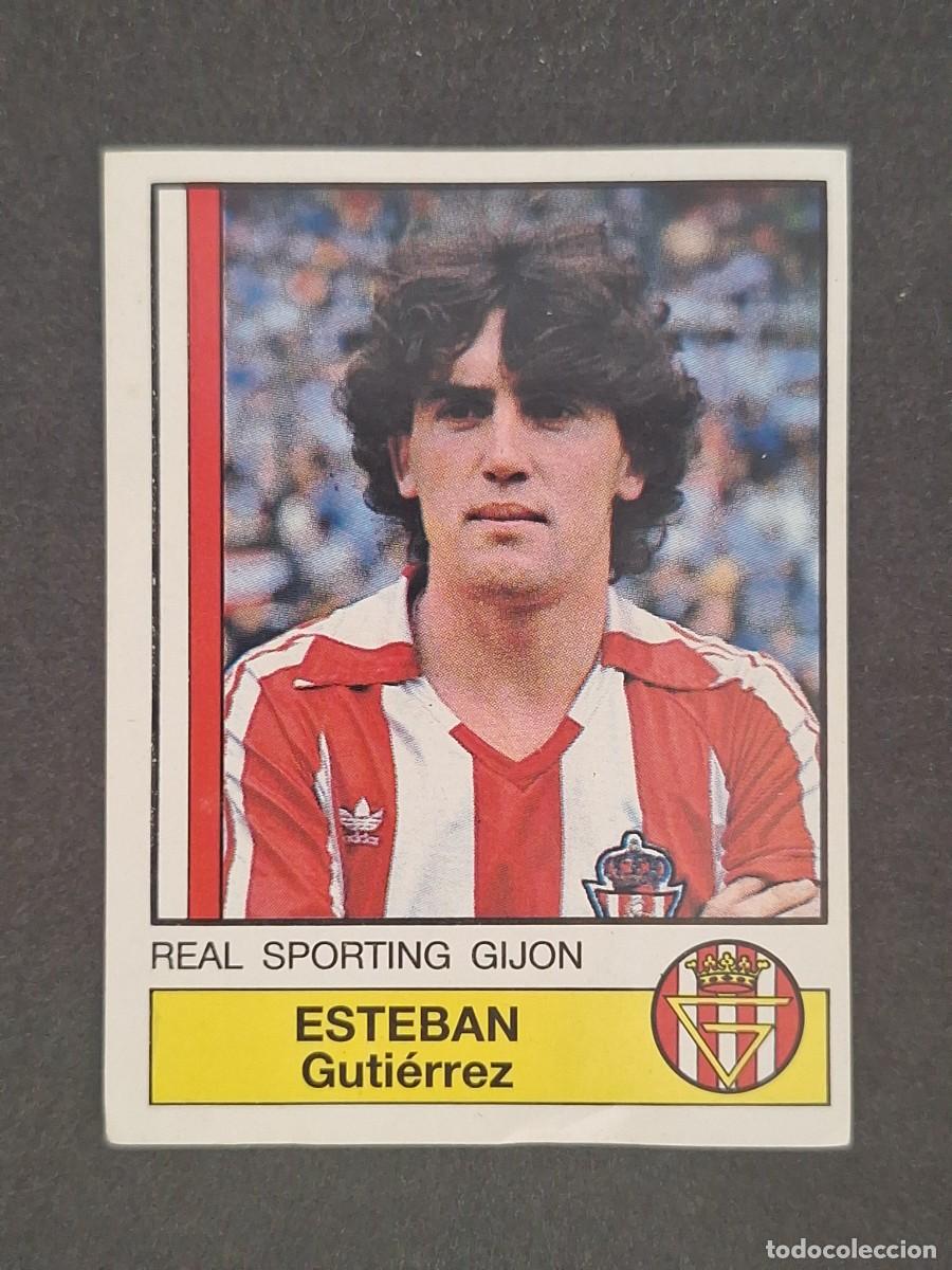 Cartes &agrave; collectionner de Football: L1 ESTEBAN SPORTING DE GIJON 295 PANINI FUTBOL 87 86 87 NUNCA PEGADO SIN PEGAR