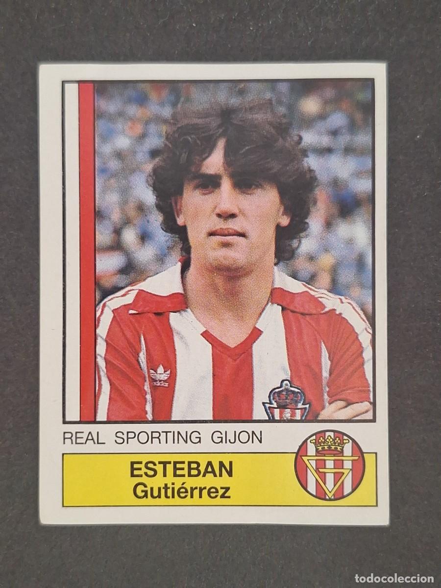 Cartes &agrave; collectionner de Football: L1 ESTEBAN SPORTING DE GIJON 295 PANINI FUTBOL 87 86 87 NUNCA PEGADO SIN PEGAR