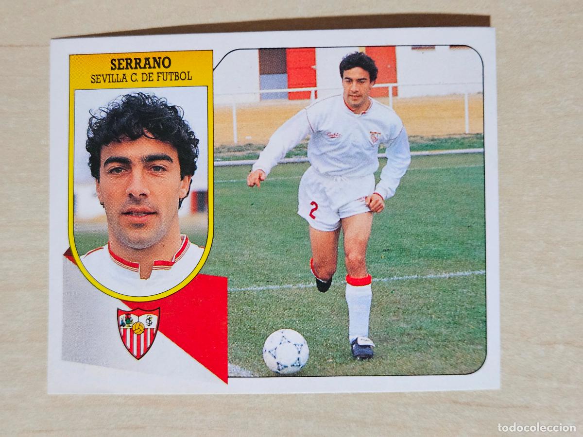 Cartes &agrave; collectionner de Football: ESTE 91 92 - SERRANO - SEVILLA - CROMO RECUPERADO