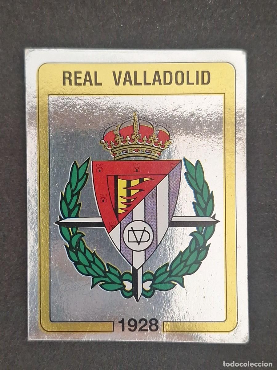Football Stickers: L1 ESCUDO REAL VALLADOLID 305 PANINI FUTBOL 87 86 87 NUNCA PEGADO SIN PEGAR
