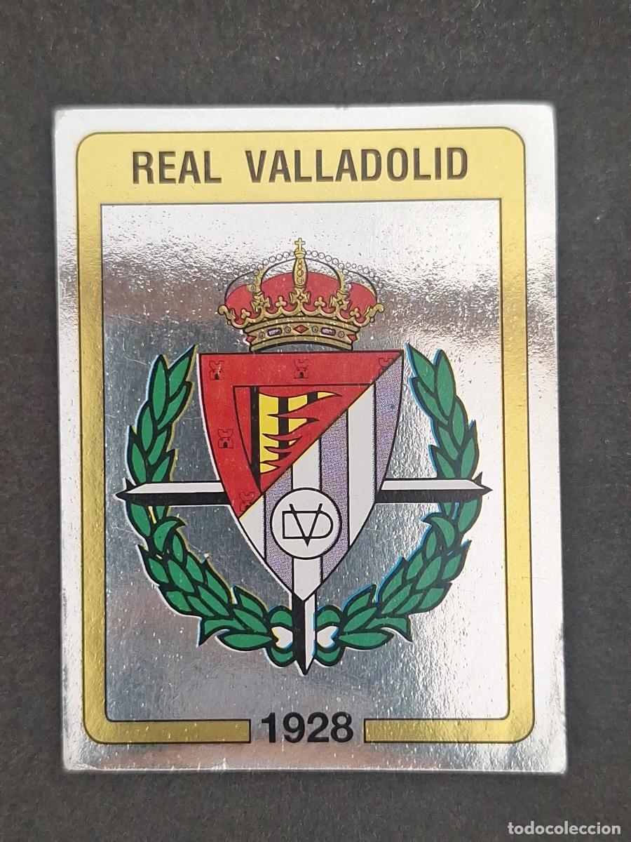 Football Stickers: L1 ESCUDO REAL VALLADOLID 305 PANINI FUTBOL 87 86 87 NUNCA PEGADO SIN PEGAR