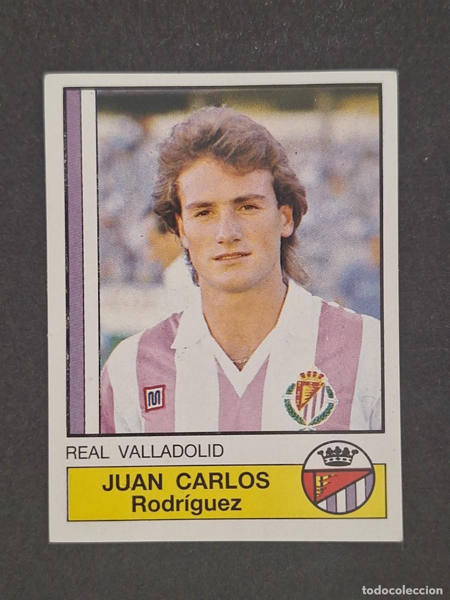 Fu&szlig;ball-Sticker: L1 JUAN CARLOS REAL VALLADOLID 312 PANINI FUTBOL 87 86 87 NUNCA PEGADO SIN PEGAR