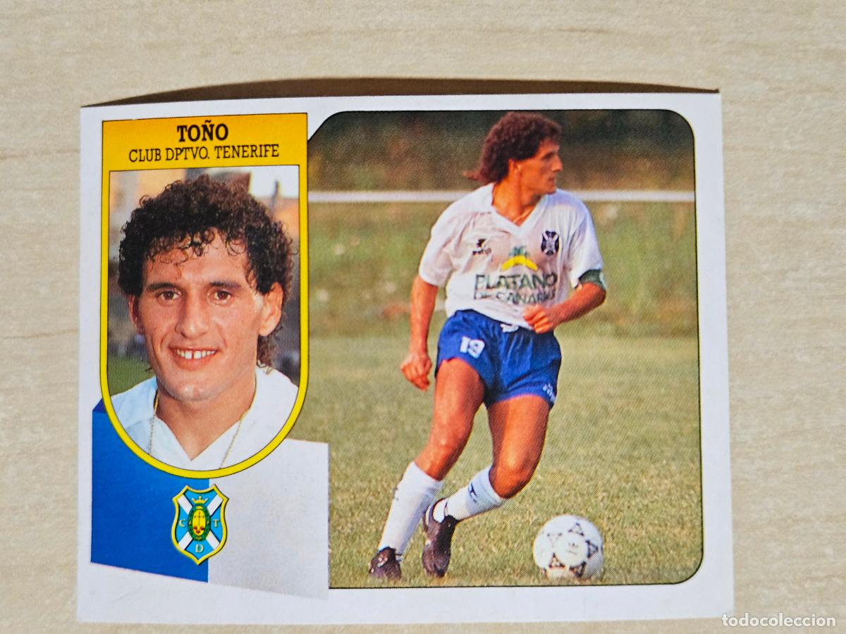 Fu&szlig;ball-Sticker: ESTE 91 92 - TO&Ntilde;O - TENERIFE - CROMO RECUPERADO