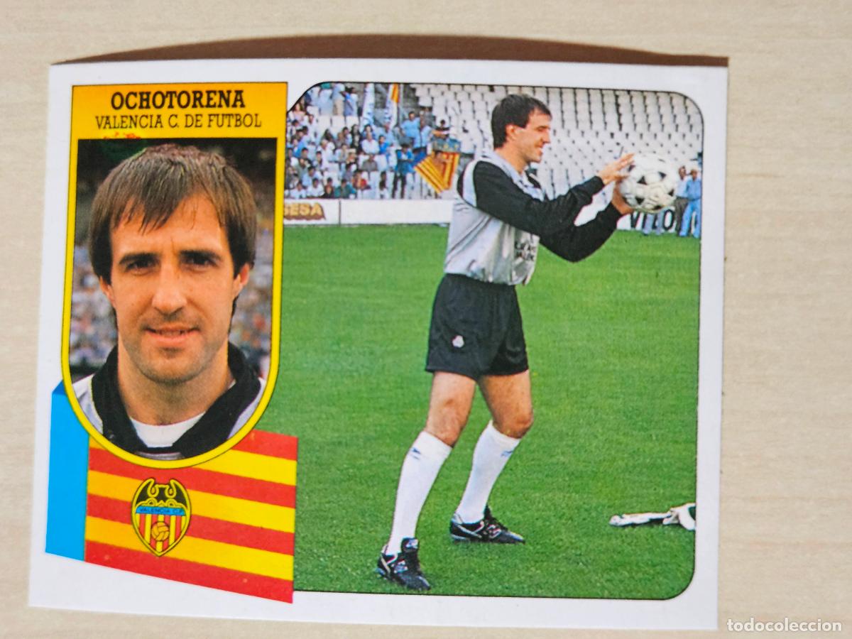 Fu&szlig;ball-Sticker: ESTE 91 92 - OCHOTORENA - VALENCIA - CROMO RECUPERADO