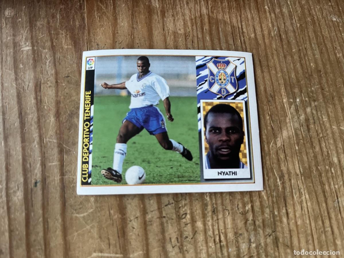 Fu&szlig;ball-Sticker: CROMO SIN PEGAR NUNCA PEGADO ALBUM LIGA ESTE 97 98 1997 1998 TENERIFE NYATHI BAJA