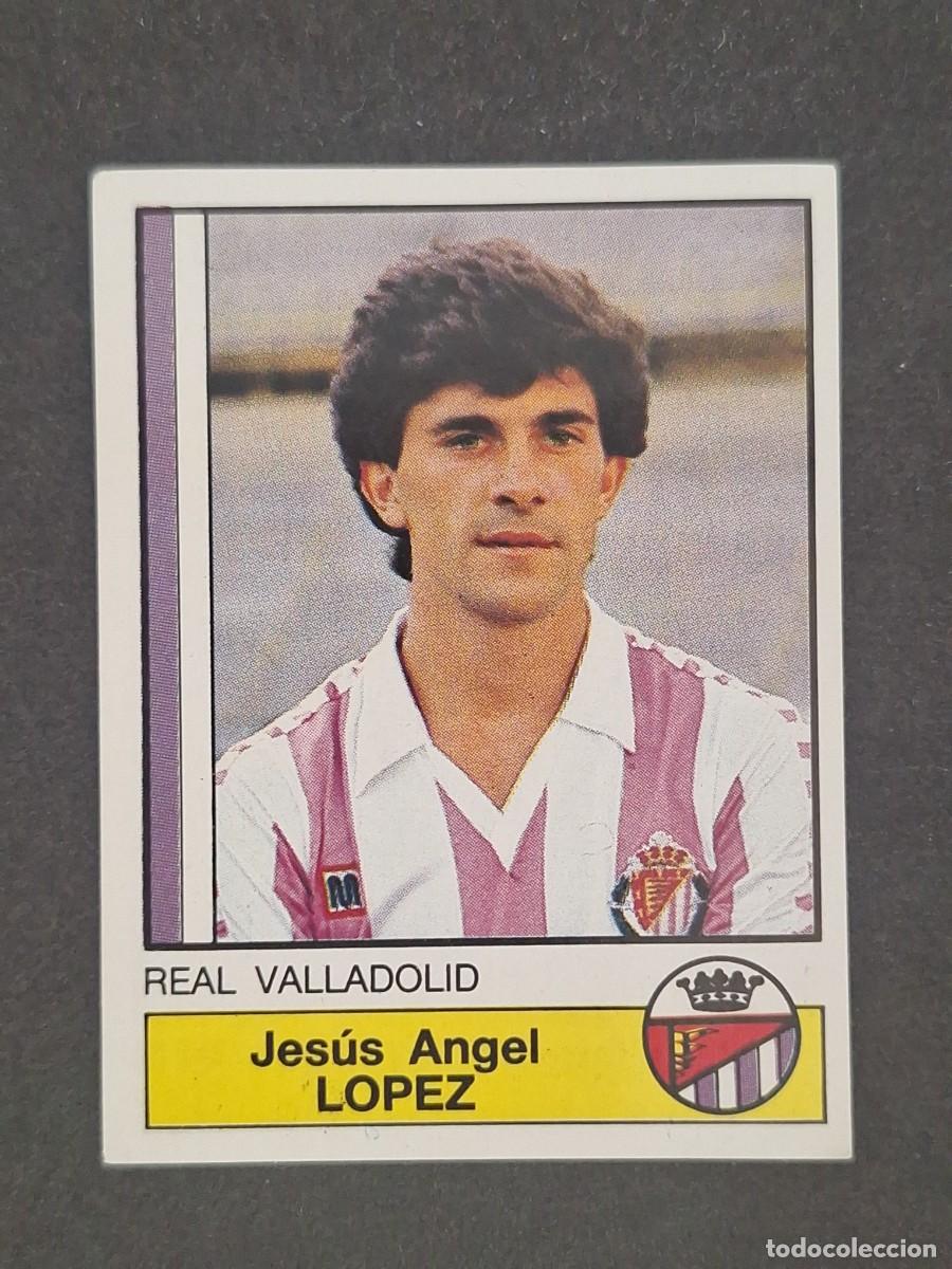 Fu&szlig;ball-Sticker: L1 LOPEZ REAL VALLADOLID 317 PANINI FUTBOL 87 86 87 NUNCA PEGADO SIN PEGAR