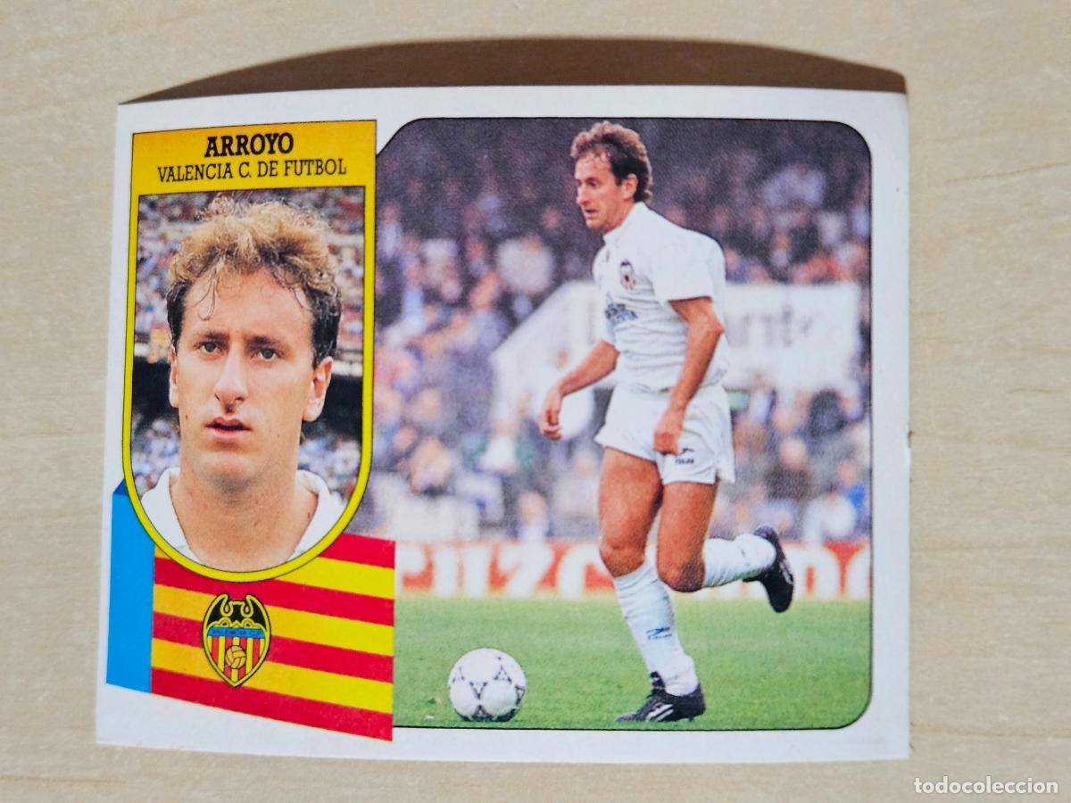 Fu&szlig;ball-Sticker: ESTE 91 92 - ARROYO - VALENCIA - CROMO RECUPERADO