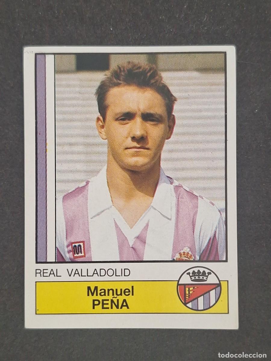 Cromos de f&uacute;tbol: L1 PE&Ntilde;A REAL VALLADOLID 319 PANINI FUTBOL 87 86 87 NUNCA PEGADO SIN PEGAR