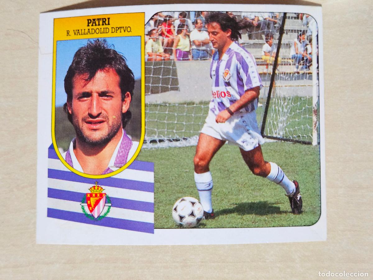 Cromos de f&uacute;tbol: ESTE 91 92 - PATRI - REAL VALLADOLID - CROMO RECUPERADO