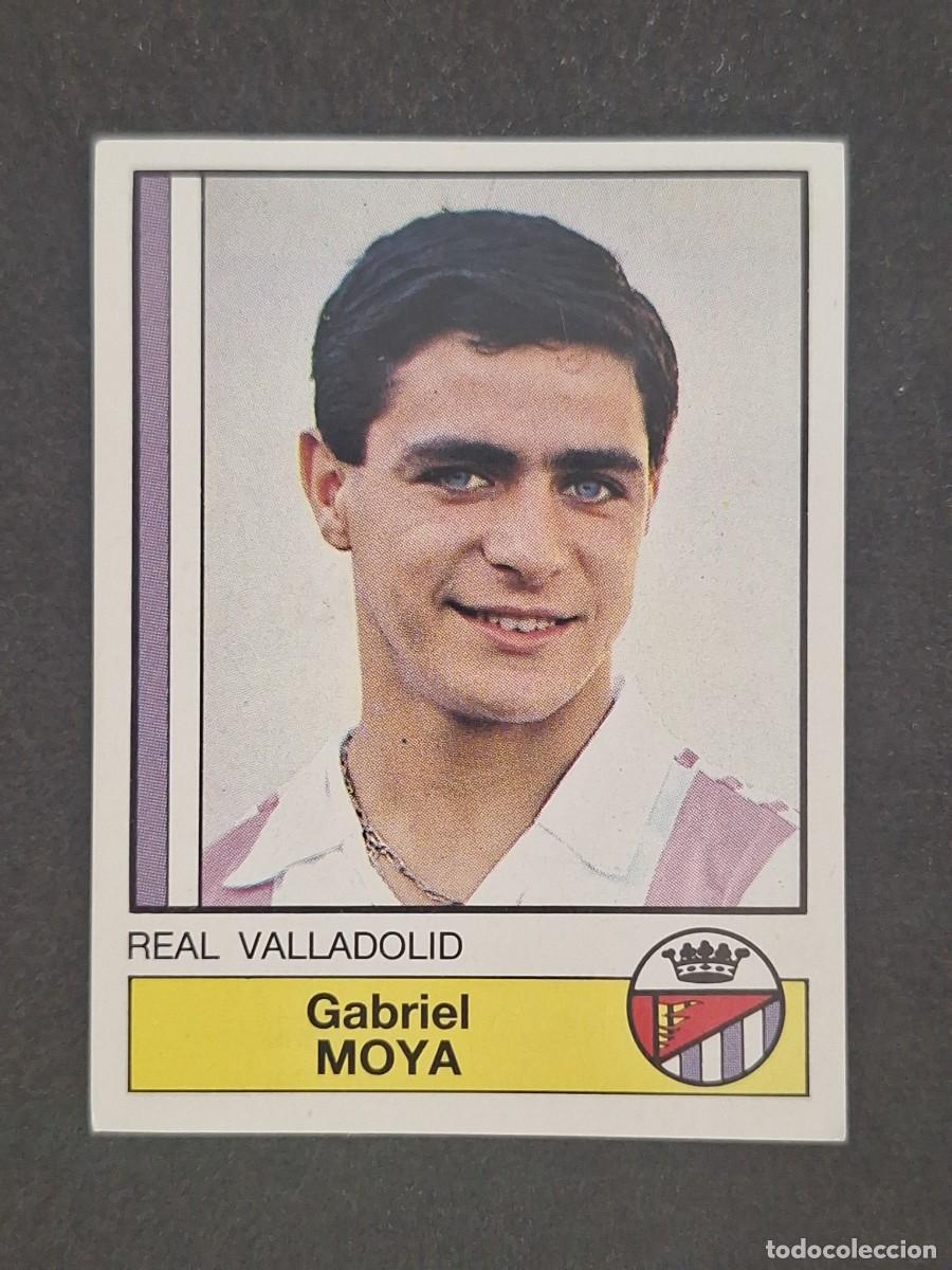 Cromos de f&uacute;tbol: L1 MOYA REAL VALLADOLID 320 PANINI FUTBOL 87 86 87 NUNCA PEGADO SIN PEGAR