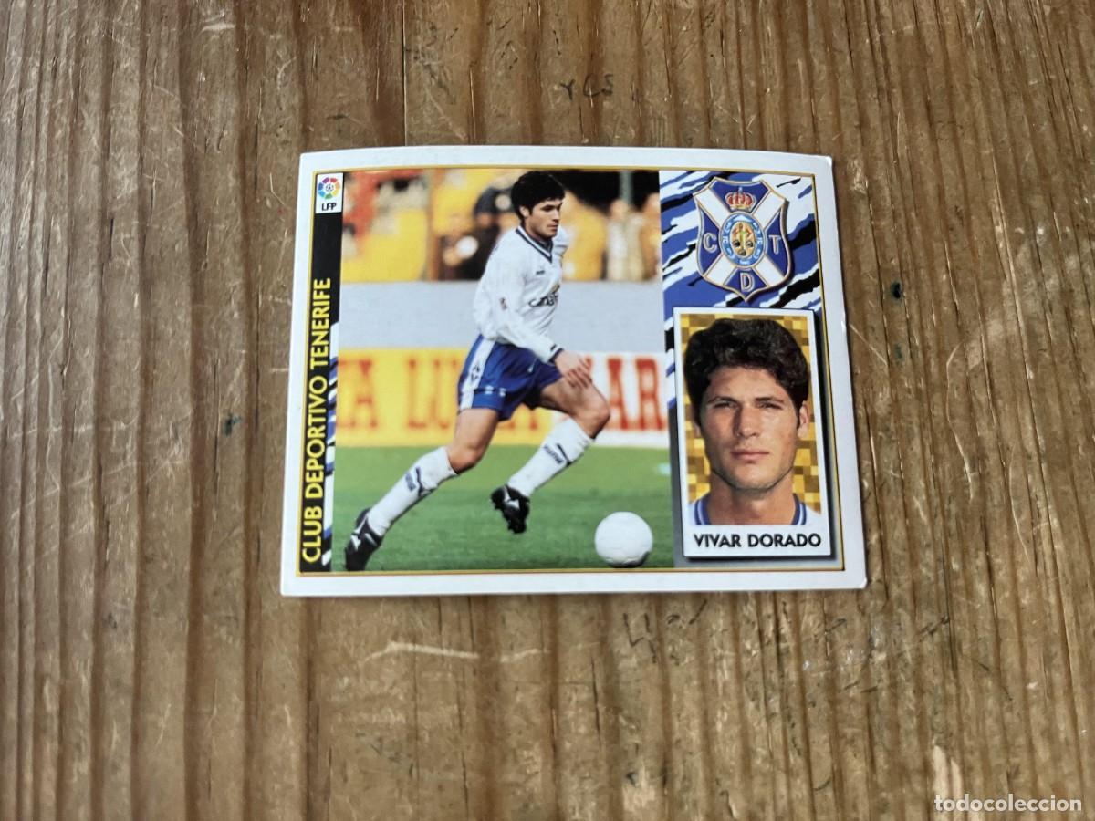 Cromos de f&uacute;tbol: CROMO SIN PEGAR NUNCA PEGADO ALBUM LIGA ESTE 97 98 1997 1998 TENERIFE VIVAR DORADO