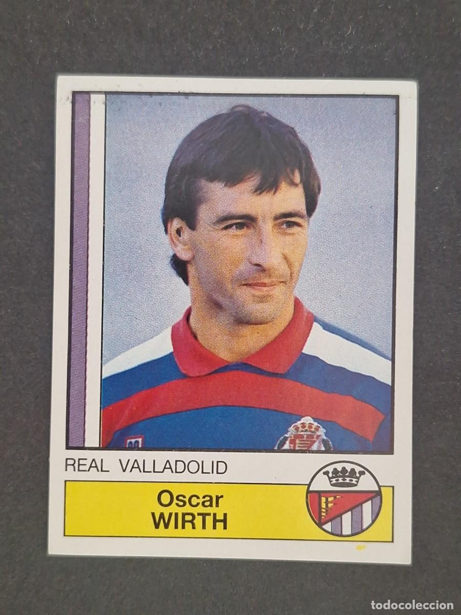 Cromos de f&uacute;tbol: L1 WIRTH REAL VALLADOLID 321 PANINI FUTBOL 87 86 87 NUNCA PEGADO SIN PEGAR