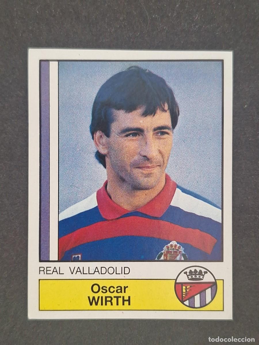 Cromos de f&uacute;tbol: L1 WIRTH REAL VALLADOLID 321 PANINI FUTBOL 87 86 87 NUNCA PEGADO SIN PEGAR