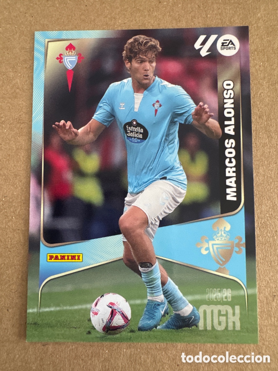 Cromos de f&uacute;tbol: # 117 Marcos Alonso Celta de Vigo Megacracks 25 26 2025 2026 MGK