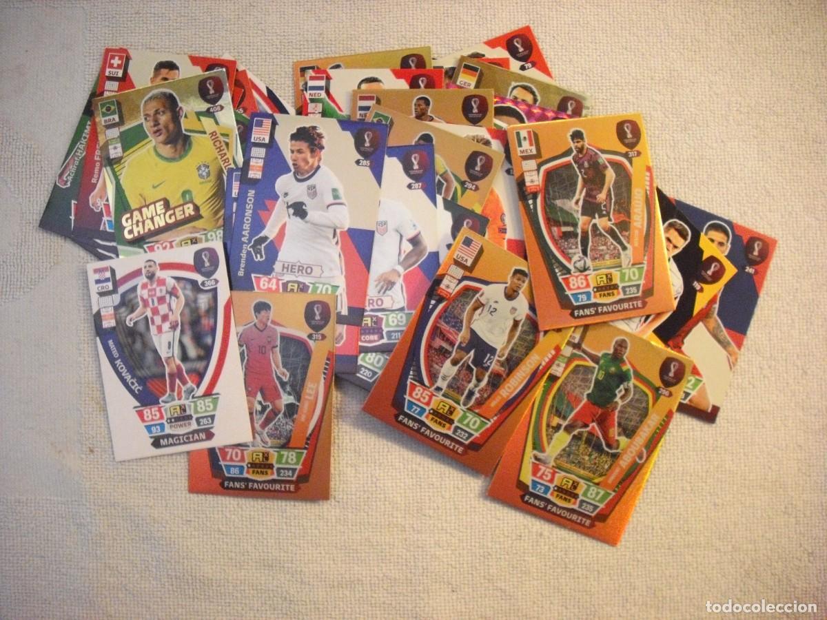 Figurine di Calcio: FIFA WORLD CUP QATAR 2022 , LOTE DE 50 CARDS, ADRENALYN PANINI