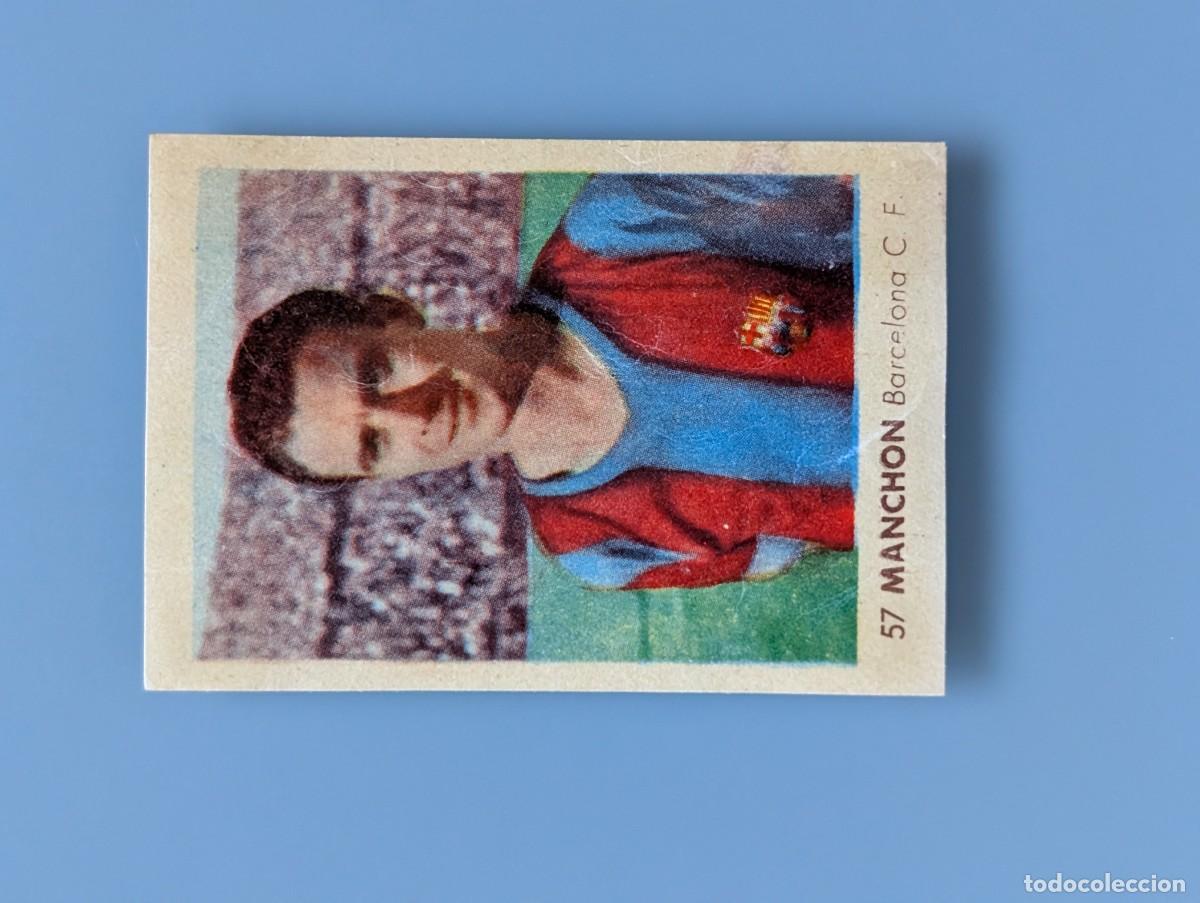 Cromos de f&uacute;tbol: RARO CROMO MEGARARE CARD MANCH&Oacute;N FC BARCELONA RUIZ ROMERO 1955 1956 55/56 CATALU&Ntilde;A FOOTBALL FUTBOL