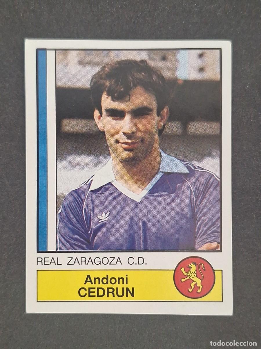 Cromos de f&uacute;tbol: L1 CEDRUN REAL ZARAGOZA 326 PANINI FUTBOL 87 86 87 NUNCA PEGADO SIN PEGAR