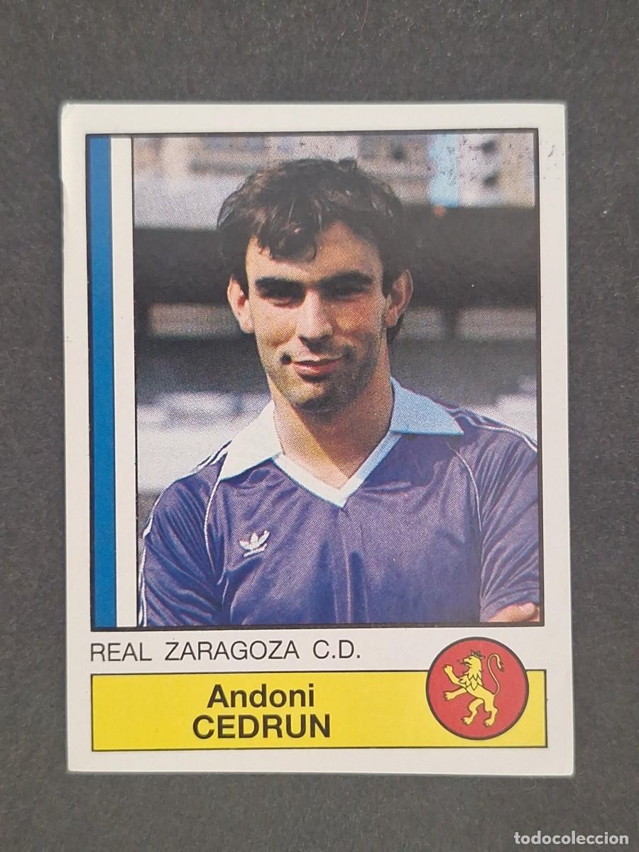 Cromos de f&uacute;tbol: L1 CEDRUN REAL ZARAGOZA 326 PANINI FUTBOL 87 86 87 NUNCA PEGADO SIN PEGAR