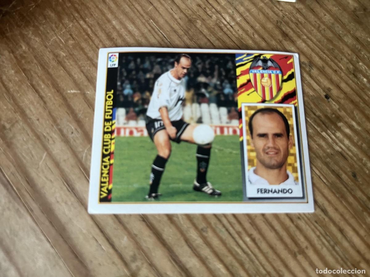 Cromos de f&uacute;tbol: CROMO SIN PEGAR NUNCA PEGADO ALBUM LIGA ESTE 97 98 1997 1998 VALENCIA FERNANDO