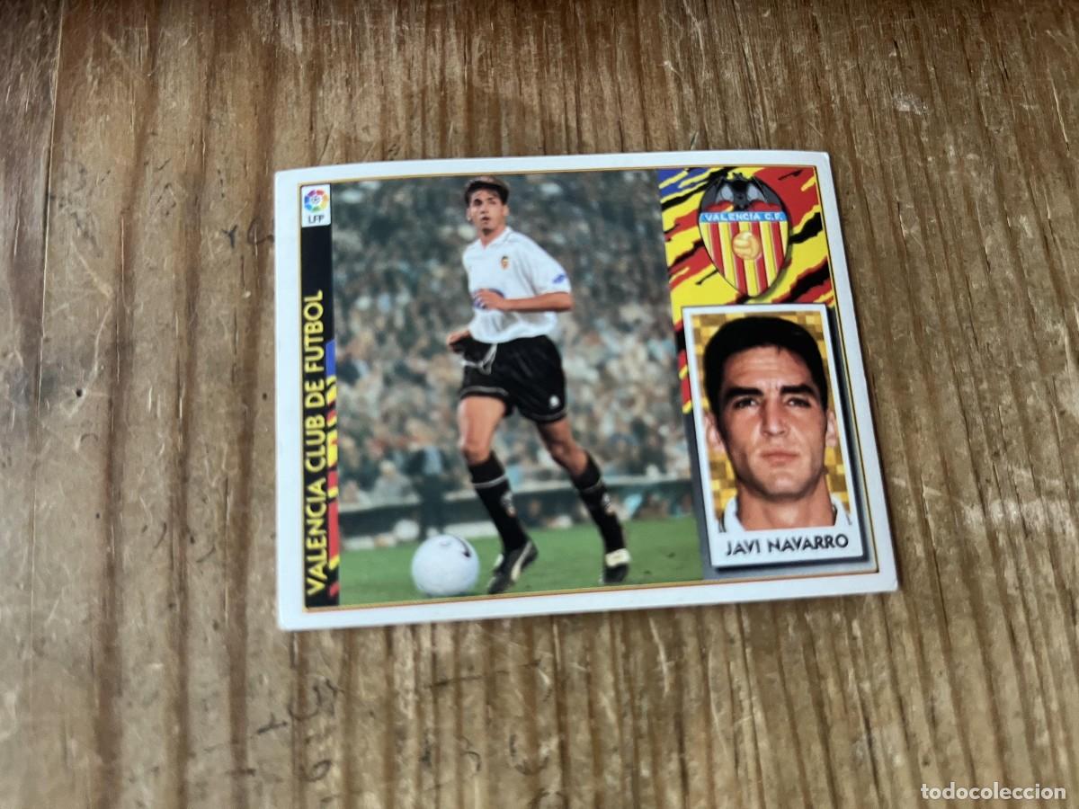 Cromos de f&uacute;tbol: CROMO SIN PEGAR NUNCA PEGADO ALBUM LIGA ESTE 97 98 1997 1998 VALENCIA JAVI NAVARRO