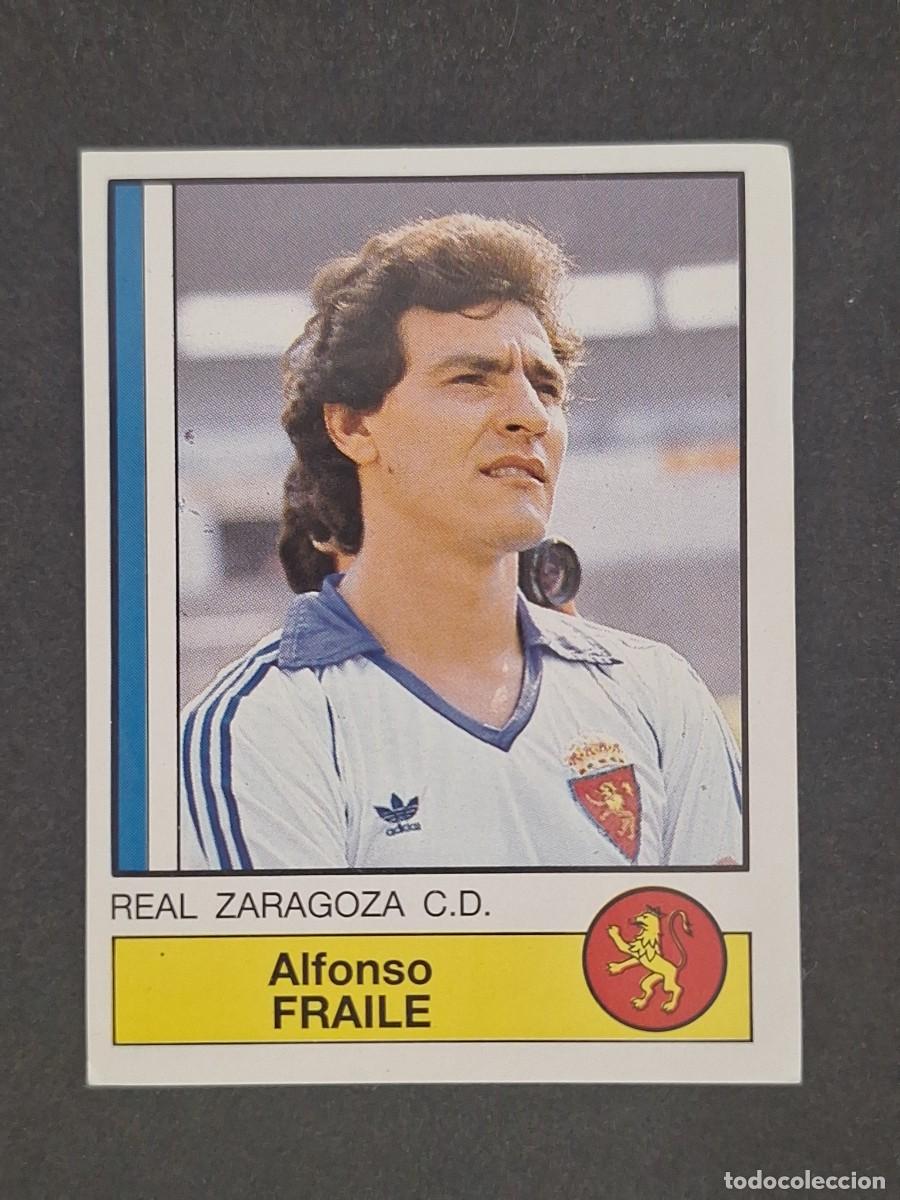 Cromos de f&uacute;tbol: L1 FRAILE REAL ZARAGOZA 328 PANINI FUTBOL 87 86 87 NUNCA PEGADO SIN PEGAR