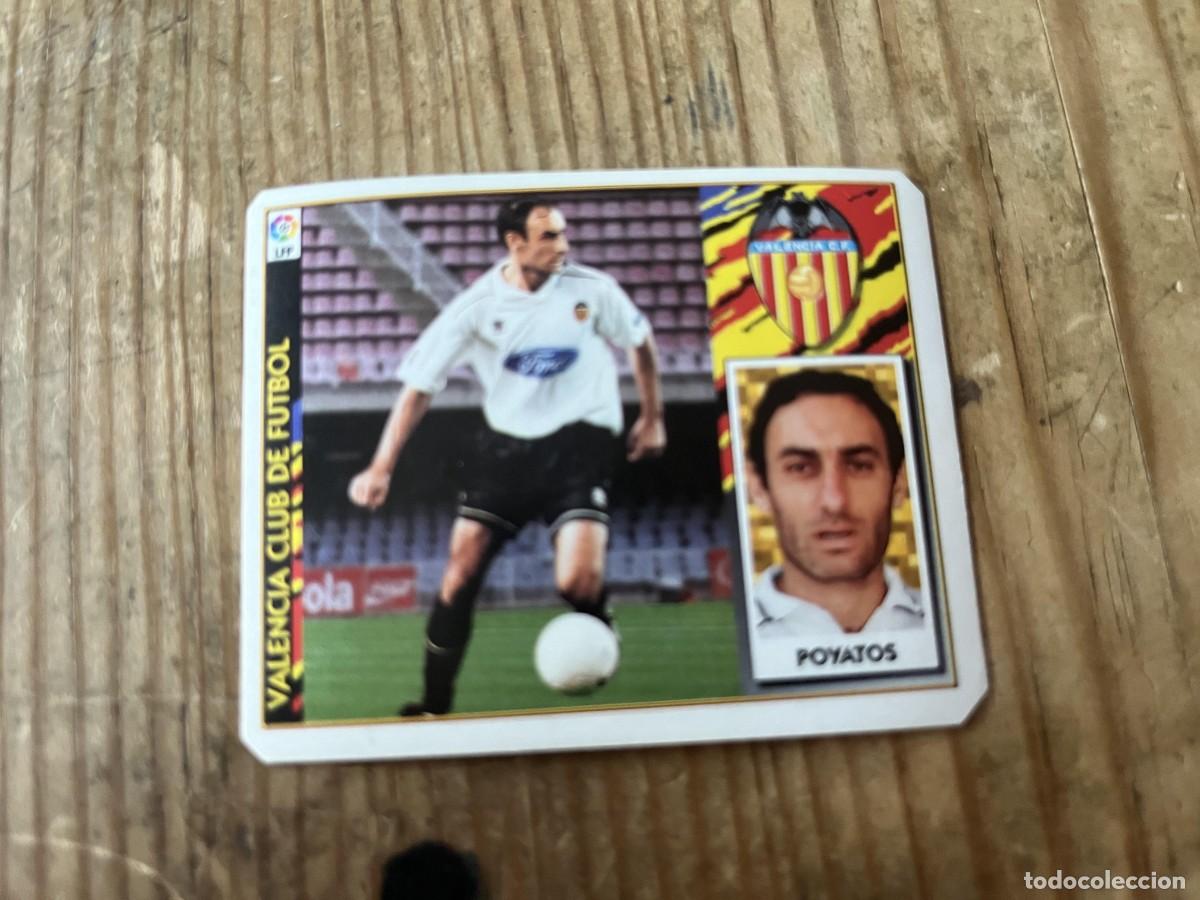 Cromos de f&uacute;tbol: CROMO SIN PEGAR NUNCA PEGADO ALBUM LIGA ESTE 97 98 1997 1998 VALENCIA POYATOS
