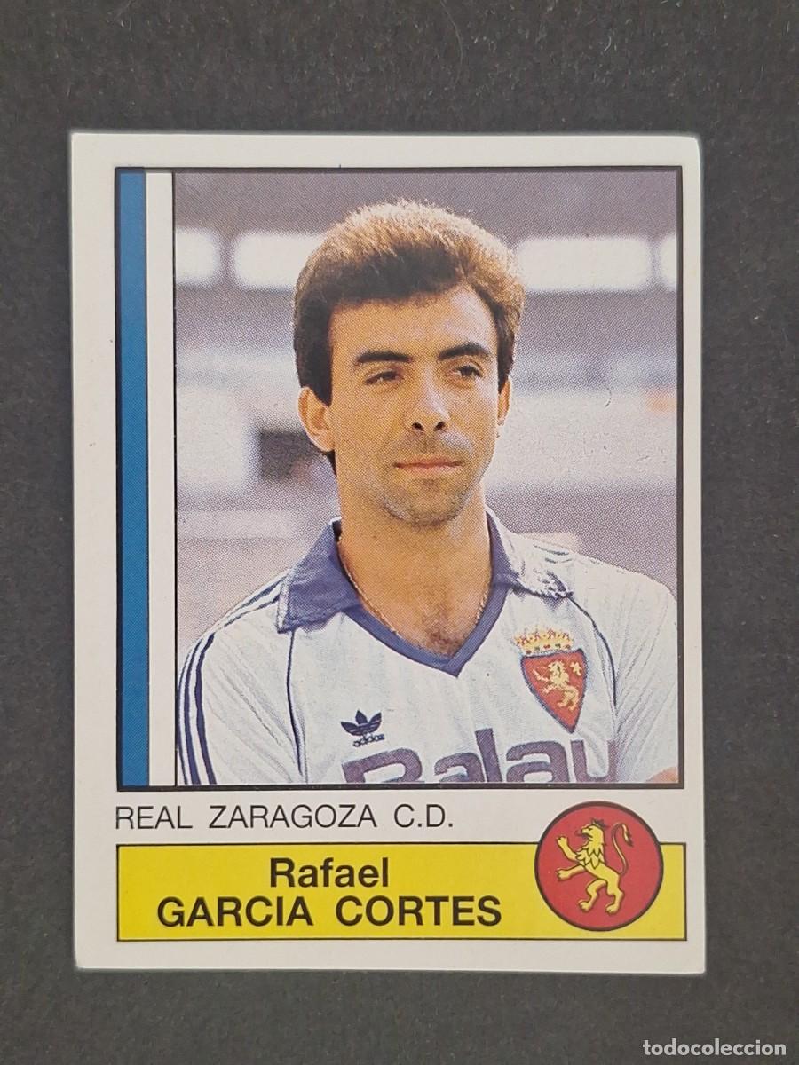 Cromos de f&uacute;tbol: L1 GARCIA CORTES REAL ZARAGOZA 331 PANINI FUTBOL 87 86 87 NUNCA PEGADO SIN PEGAR