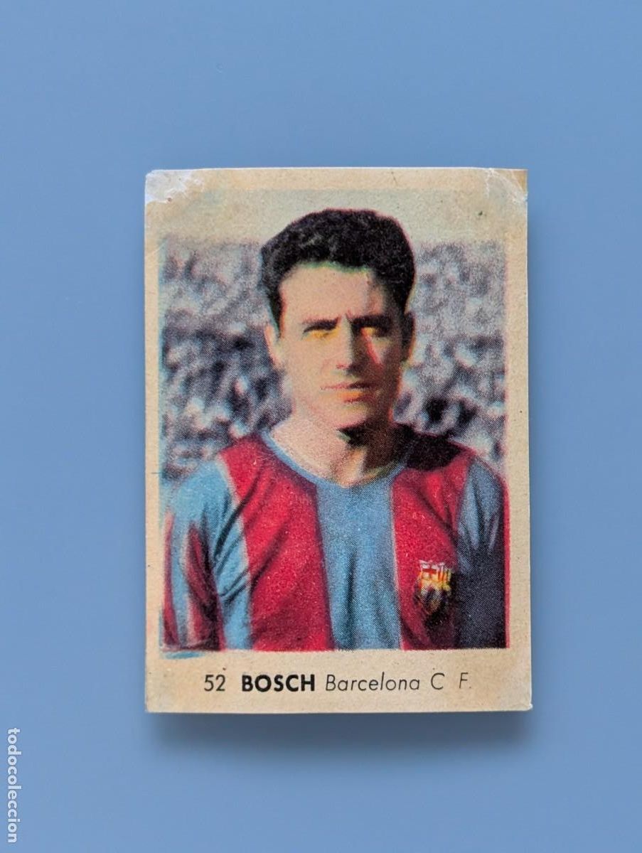 Cromos de f&uacute;tbol: RARO CROMO MEGARARE CARD BOSH FC BARCELONA RUIZ ROMERO 1955 1956 55/56 CATALU&Ntilde;A FOOTBALL FUTBOL