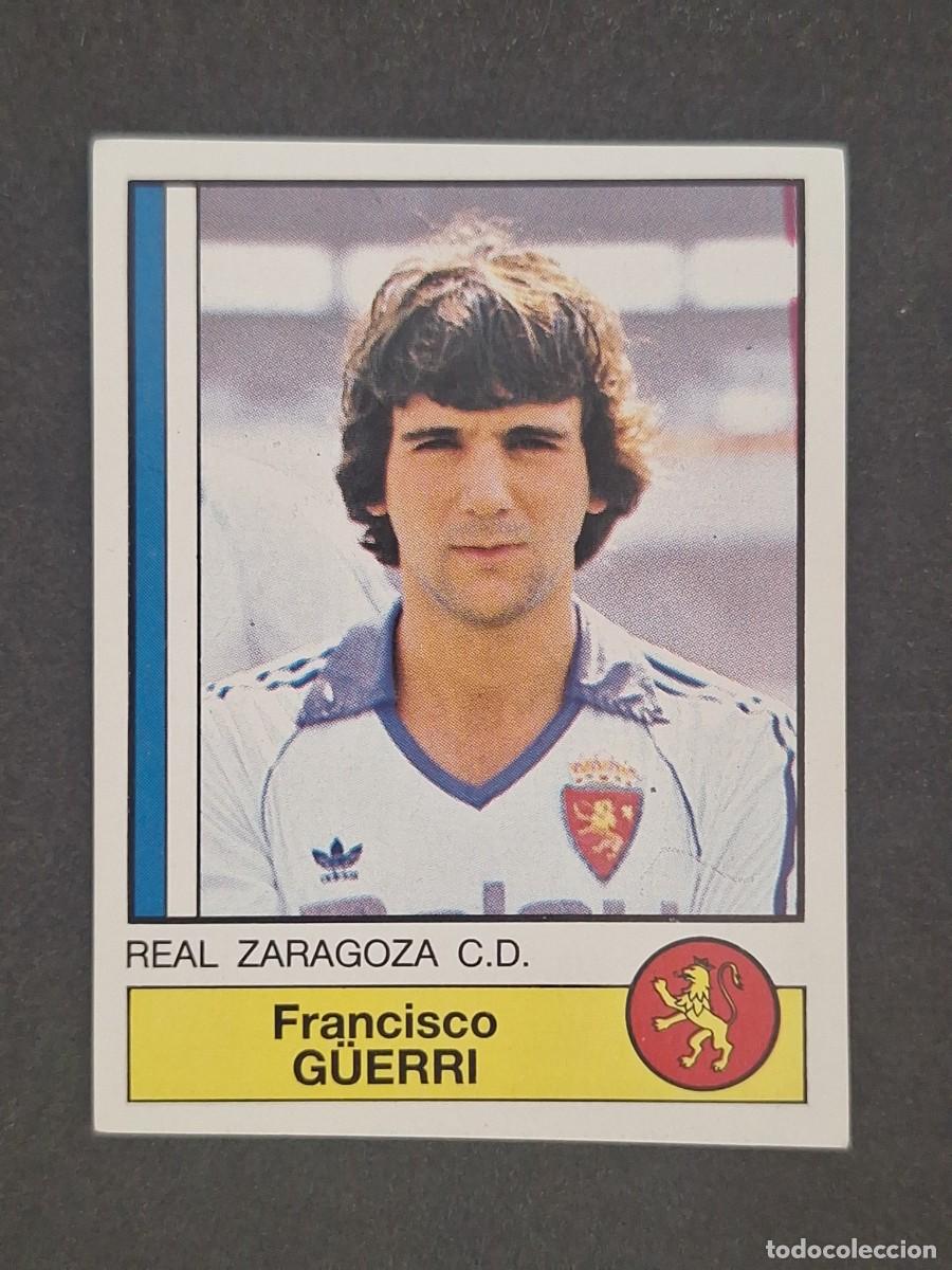Cromos de f&uacute;tbol: L1 G&Uuml;ERRI REAL ZARAGOZA 333 PANINI FUTBOL 87 86 87 NUNCA PEGADO SIN PEGAR