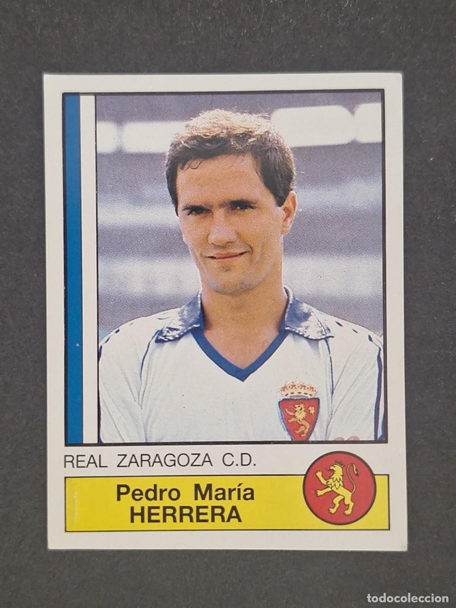 Figurine di Calcio: L1 HERRERA REAL ZARAGOZA 335 PANINI FUTBOL 87 86 87 NUNCA PEGADO SIN PEGAR